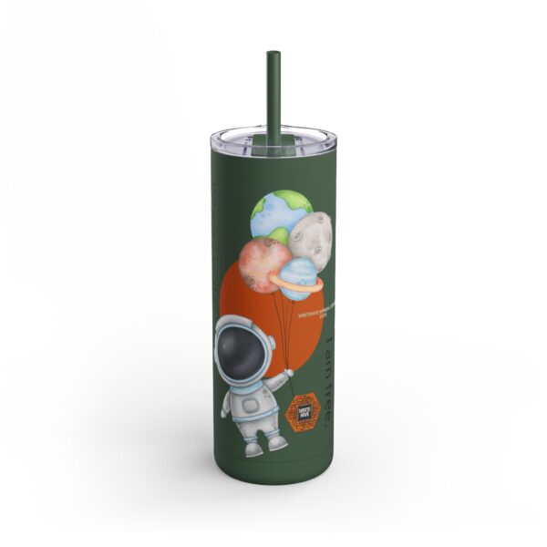 When I Write, I am Free Matte Tumbler, 20oz