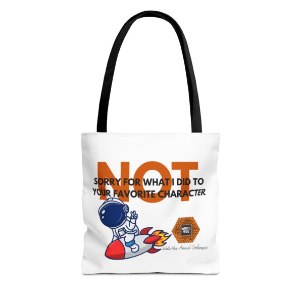 Not Sorry Canvas Tote Bag, 5-Color Straps