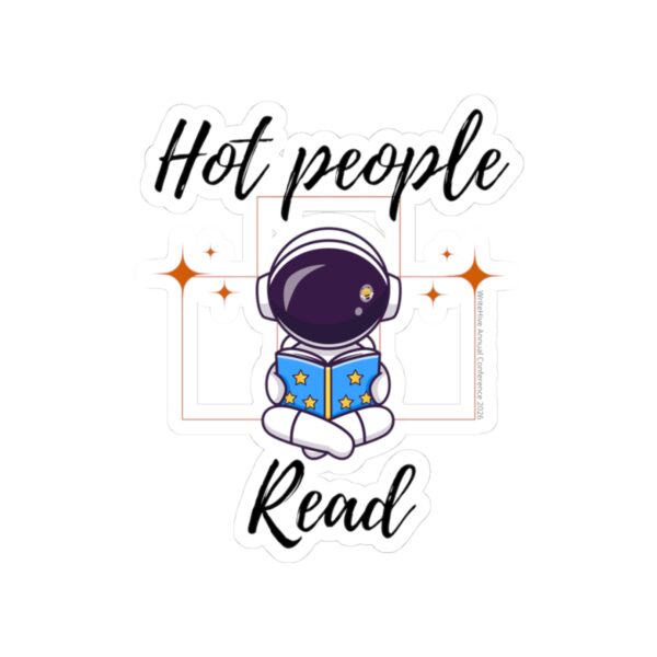 Hot People Read Kiss-Cut Sticker
