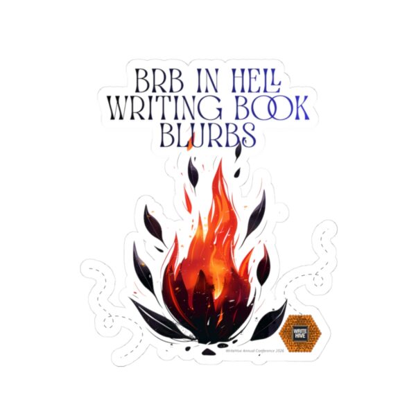 Book Blurb Kiss-Cut Sticker