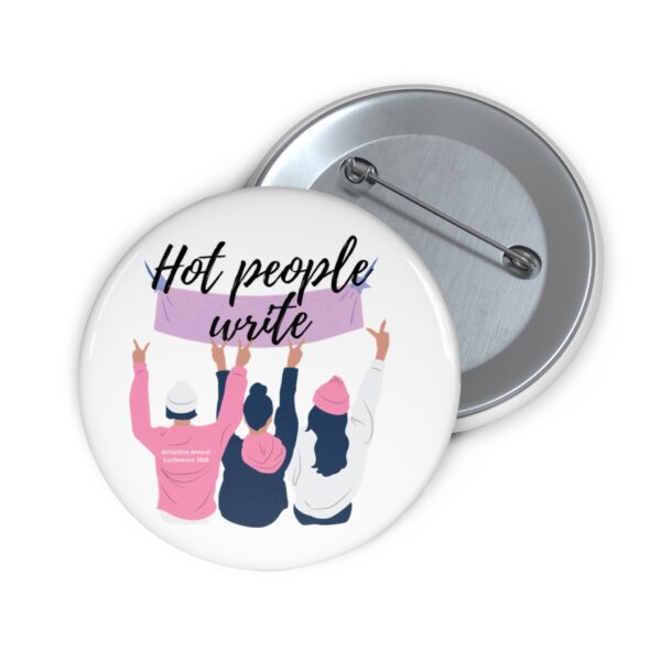 Hot People Write Pin Buttons